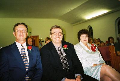 pastor Webb, me , and mom